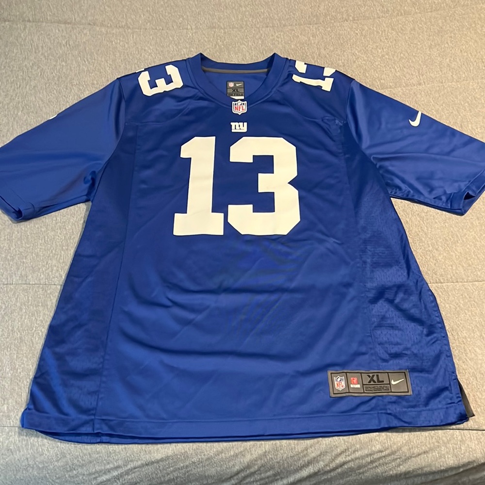 New York Giants #13 Odell Beckham Jr NFL On Field Nike Jersey - Picture 2 of 10